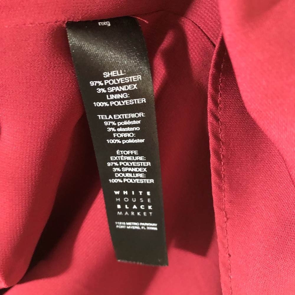 WHITE HOUSE BLACK MARKET Sleeveless Top - Picture 4 of 4